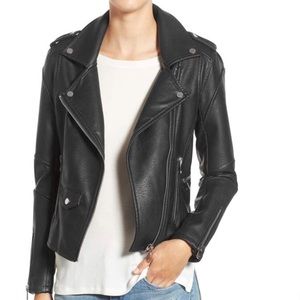 BLANKNYC Faux Leather Moto Jacket